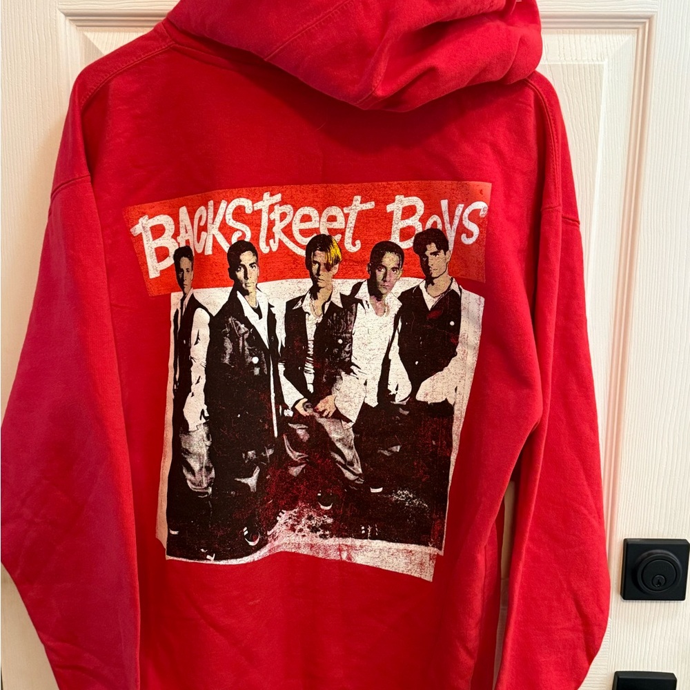 Backstreet Boys Red Hoodie